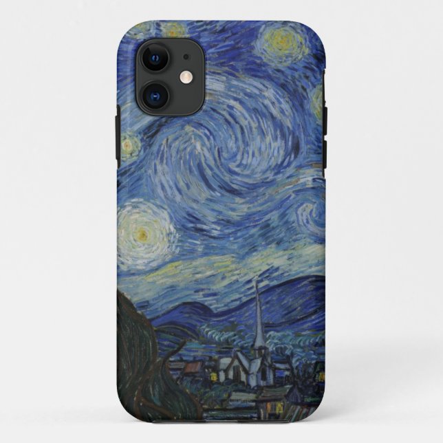 Starry Night by Vincent Van Gogh Case-Mate iPhone Case (Back)