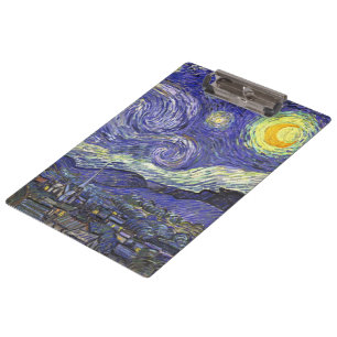 Starry Night by Vincent van Gogh Clipboard