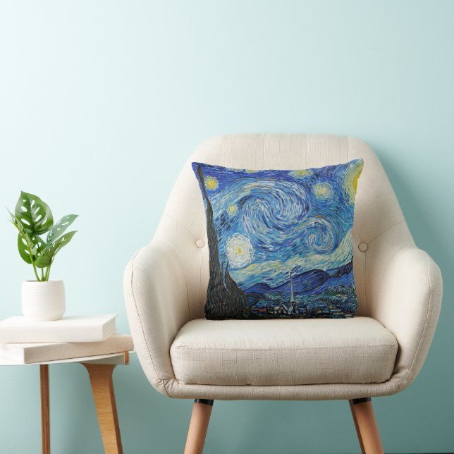 Starry Night by Vincent van Gogh Cushion (Chair)