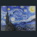 Starry Night by Vincent Van Gogh Cutting Board<br><div class="desc">An oil painting by the Dutch master Vincent Van Gogh(1853-1890) Probably his most famous painting, Van Gogh painted 'The Starry Night' in 1889 from memory while in an asylum in France where he checked himself in for depression.The scene depicts the view from his bedroom window. In the painting there is...</div>