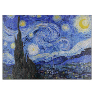 Starry Night by Vincent Van Gogh Cutting Board