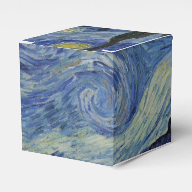 Starry Night by Vincent Van Gogh Favour Box (Front Side)
