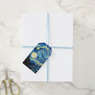 Starry Night by Vincent van Gogh, Gift Tags