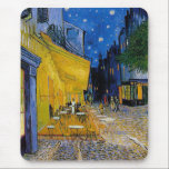 Starry Night by Vincent van Gogh Mouse Pad<br><div class="desc">This mousepad features Vincent van Gogh's painting "Cafe Terrace on the Place du Forum" completed in 1888.</div>
