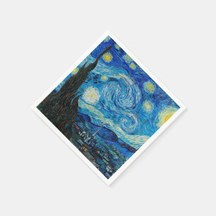 Starry Night by Vincent van Gogh Napkin