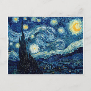 Starry Night By Vincent Van Gogh Postcard