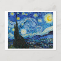 Starry Night by Vincent Van Gogh Postcard