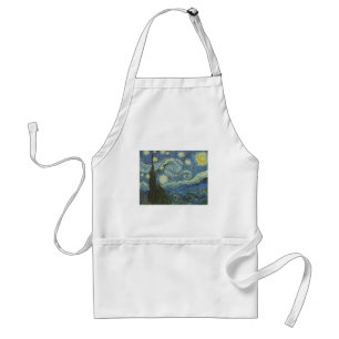 Starry Night by Vincent Van Gogh Standard Apron