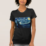 Starry Night By Vincent Van Gogh T-Shirt<br><div class="desc">Starry Night By Vincent Van Gogh</div>