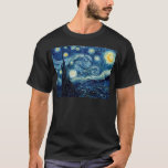 Starry Night By Vincent Van Gogh T-Shirt<br><div class="desc">Starry Night By Vincent Van Gogh</div>