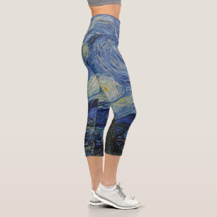 Starry Night Capri Yoga Pants