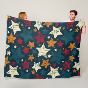 Starry Night Chaos Fleece Blanket