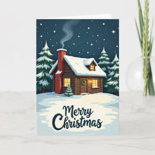 Starry Night Christmas Card