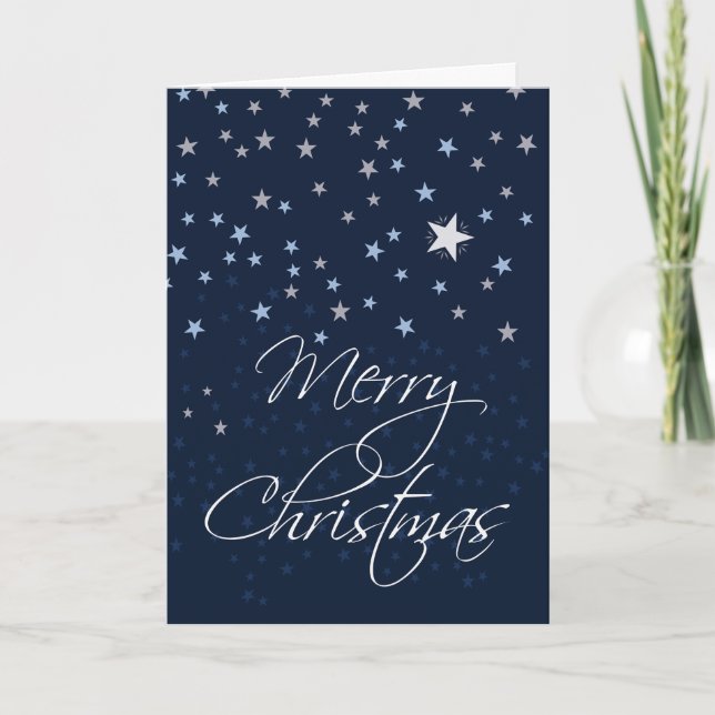Starry Night Christmas Card (Front)
