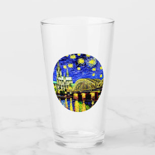 Starry Night Cologne Germany Cathedral Glass