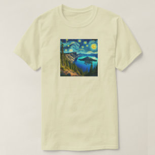 Starry Night Crater Lake National Park T-Shirt