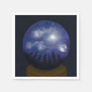 Starry Night Crystal Ball Napkin