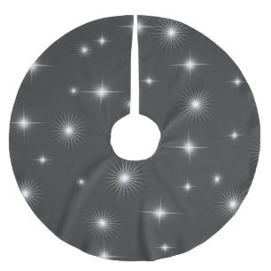 Starry Night Elegant Brushed Polyester Tree Skirt