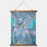 Starry Night Fairy Fantasy Art by Molly Harrison