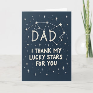 Starry Night Fathers Day Card