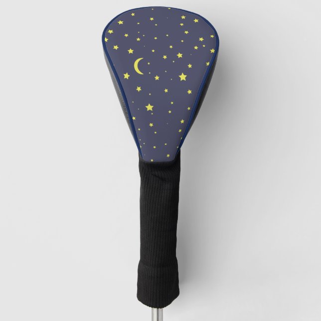 Starry Night Golf Head Cover (Front)