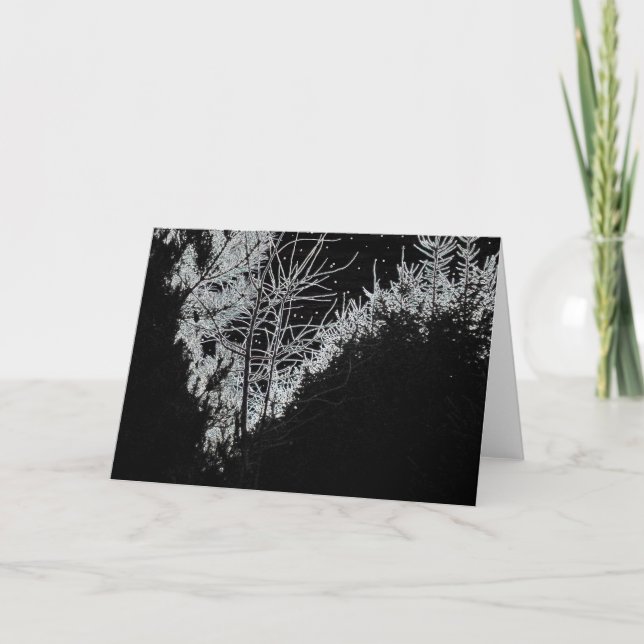 Starry Night Holiday Card (Front)