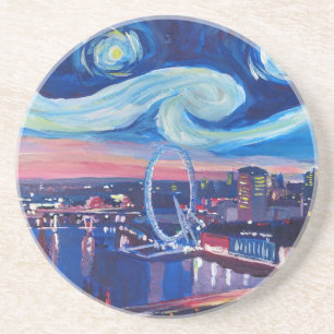 Starry night in London Coaster