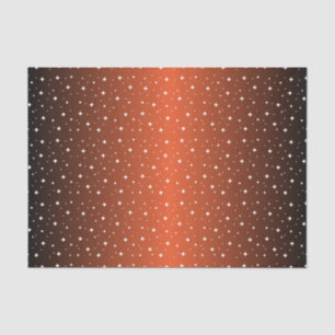 Starry Night in Shiny Burnt Orange Tissue Paper