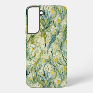 Starry Night-inspired Floral Paint Textured-style Samsung Galaxy Case