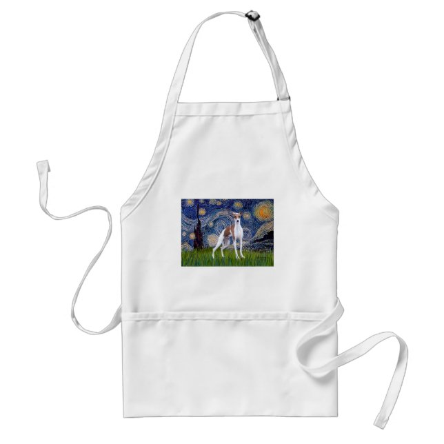 Starry Night - Italian Greyhound 7 Standard Apron (Front)