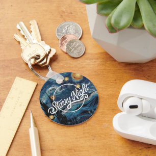 starry night key ring
