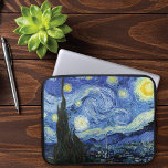 Starry Night Landscape Vincent van Gogh Laptop Sleeve<br><div class="desc">A laptop sleeve with Starry Night (1889) a post-impressionist oil painting by Vincent Van Gogh (1853-1890). A fine art landscape depicting the view outside the window from his room at the sanitorium in Saint-Remy-de-Provence,  Southern France.</div>
