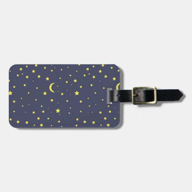 Starry Night Luggage Tag (Front Horizontal)
