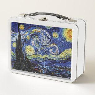 Starry Night Metal Lunch Box