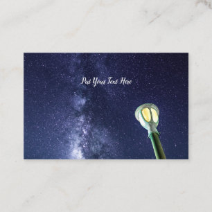 Starry Night Milky Way Galaxy Stars Sky Business Card