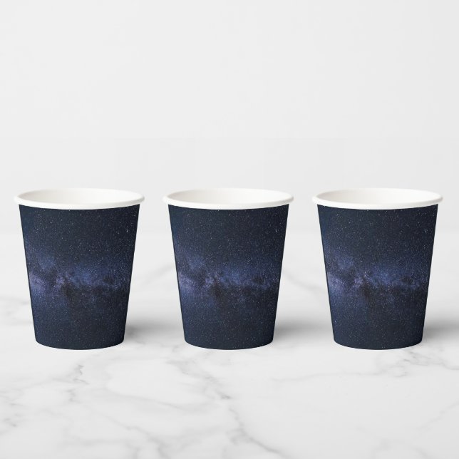 Starry Night_Milky Way  Paper Cups (Multi)