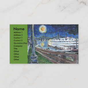 Starry Night Mississippi Queen, Business Card