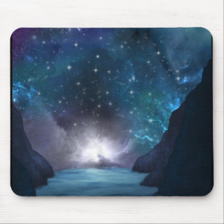 Starry night mouse pad