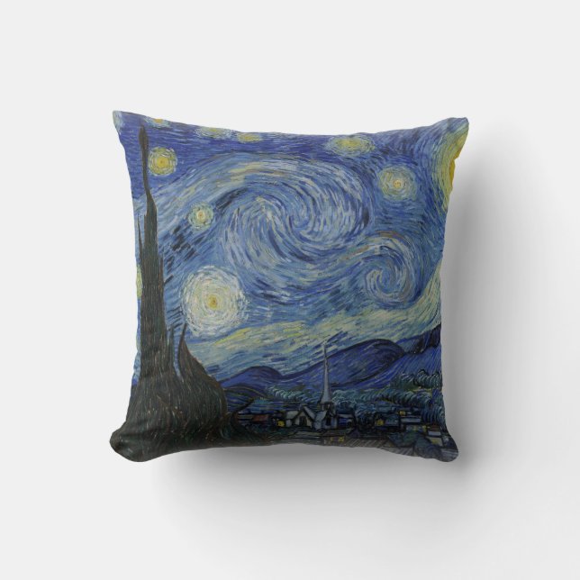 starry night of van gogh cushion (Front)