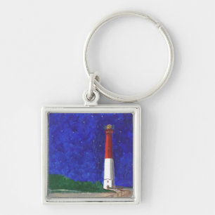 Starry Night Old Barney Key Ring