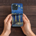 Starry Night over Rhone Vincent van Gogh iPhone 13 Pro Case<br><div class="desc">An iPhone 13 Pro case with Starry Night Over the Rhone (1888) by dutch artist Vincent van Gogh (1852-1890),  a fine art post-impressionist painting. A beautiful landscape of the water with boats in the harbor on a starry night.</div>