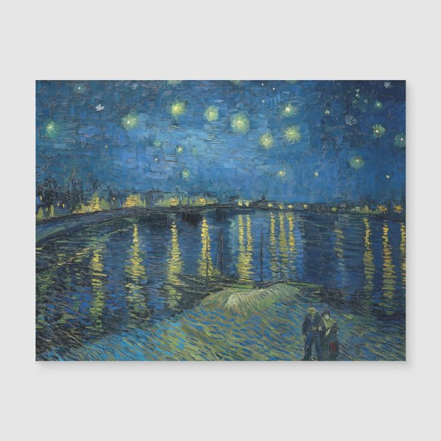 Starry Night Over the Rhone (1888) Vincent van Gog (Front)