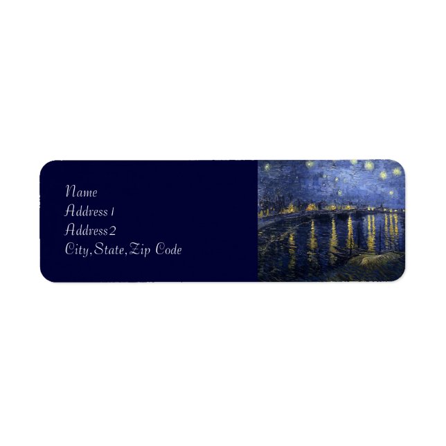 Starry Night Over the Rhone by Van Gogh (Front)