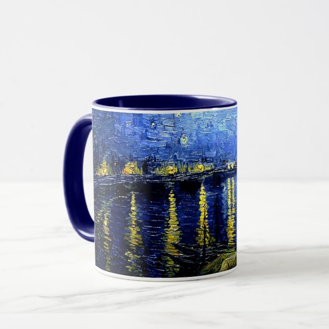 Starry Night over the Rhone by van Gogh Mug (Front Left)