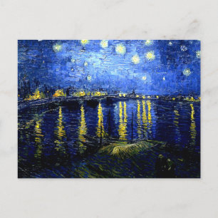 Starry Night over the Rhone by Van Gogh Postcard