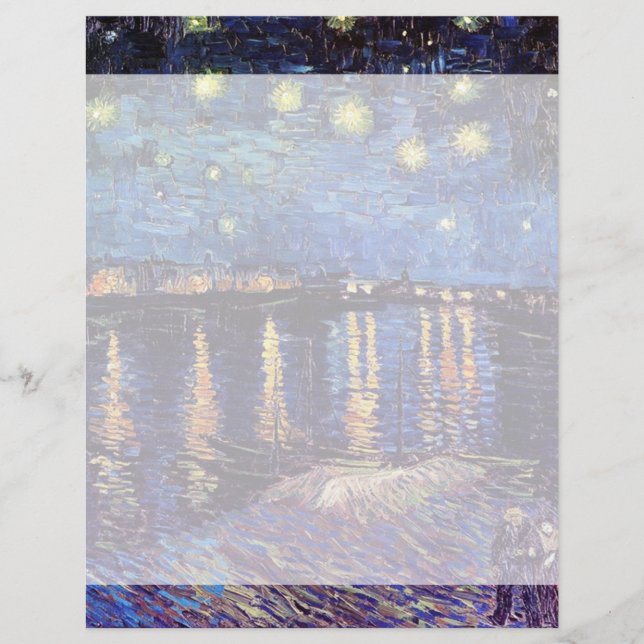 Starry Night over the Rhone, by Vincent van Gogh. (Front)