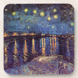 Starry Night Over the Rhone by Vincent van Gogh Coaster