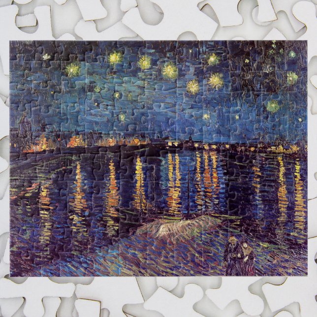 Starry Night Over the Rhone by Vincent van Gogh Jigsaw Puzzle (Creator Uploaded)