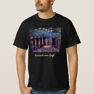 Starry Night Over the Rhone by Vincent van Gogh T-Shirt