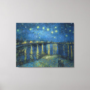 Starry Night Over the Rhone Canvas Print